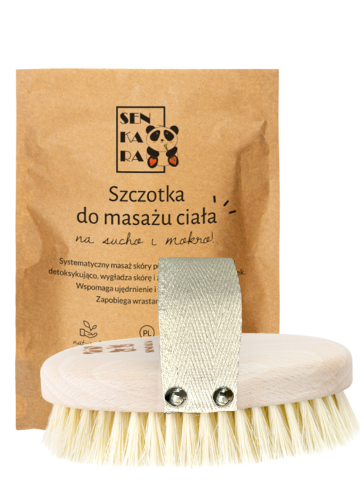 szczotka do masażu ciała na sucho